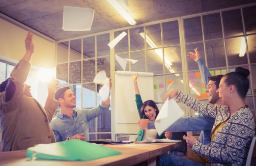 spontaneous office fun'